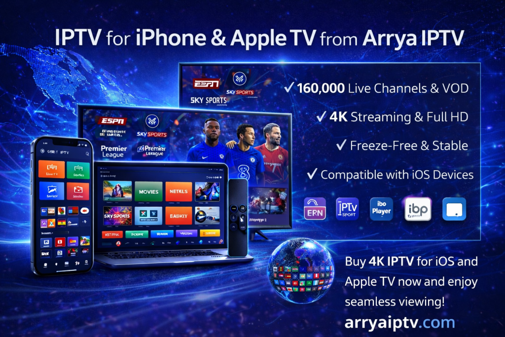 خرید IPTV برای iPhone و Apple TV