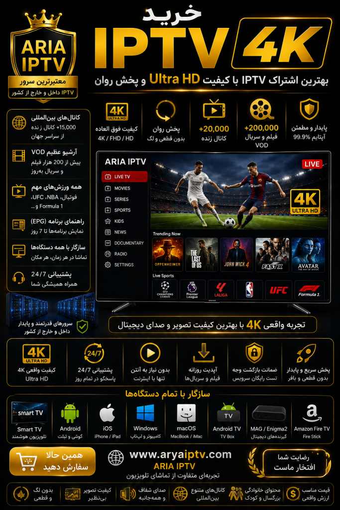 خرید IPTV 4K با کیفیت Ultra HD
